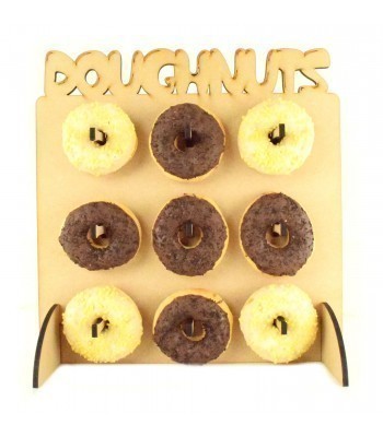 Laser Cut 6mm Quality Flat packed 'Doughnuts' Wall, Display Stand